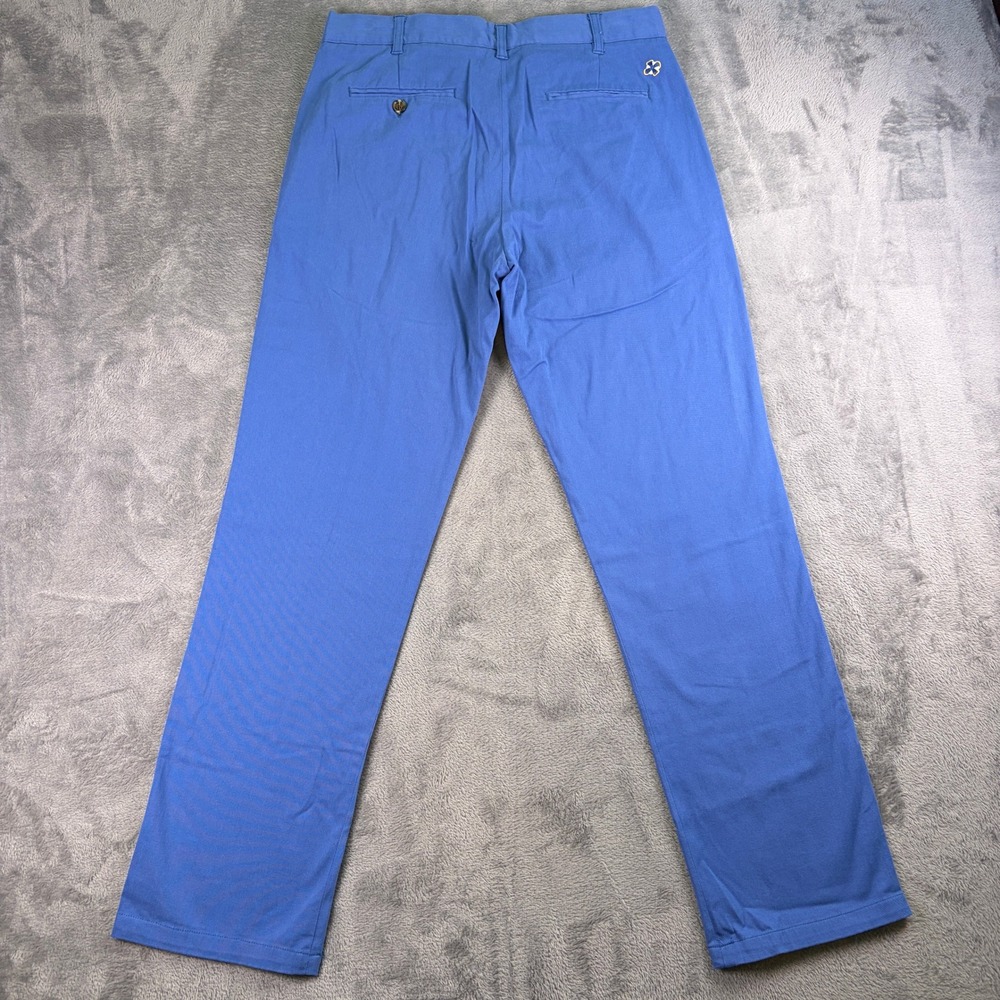 Castaway Nantucket Island Harbor Pants Men's 30x30 Blue Stretch Twill Chino NWT - Picture 6 of 12